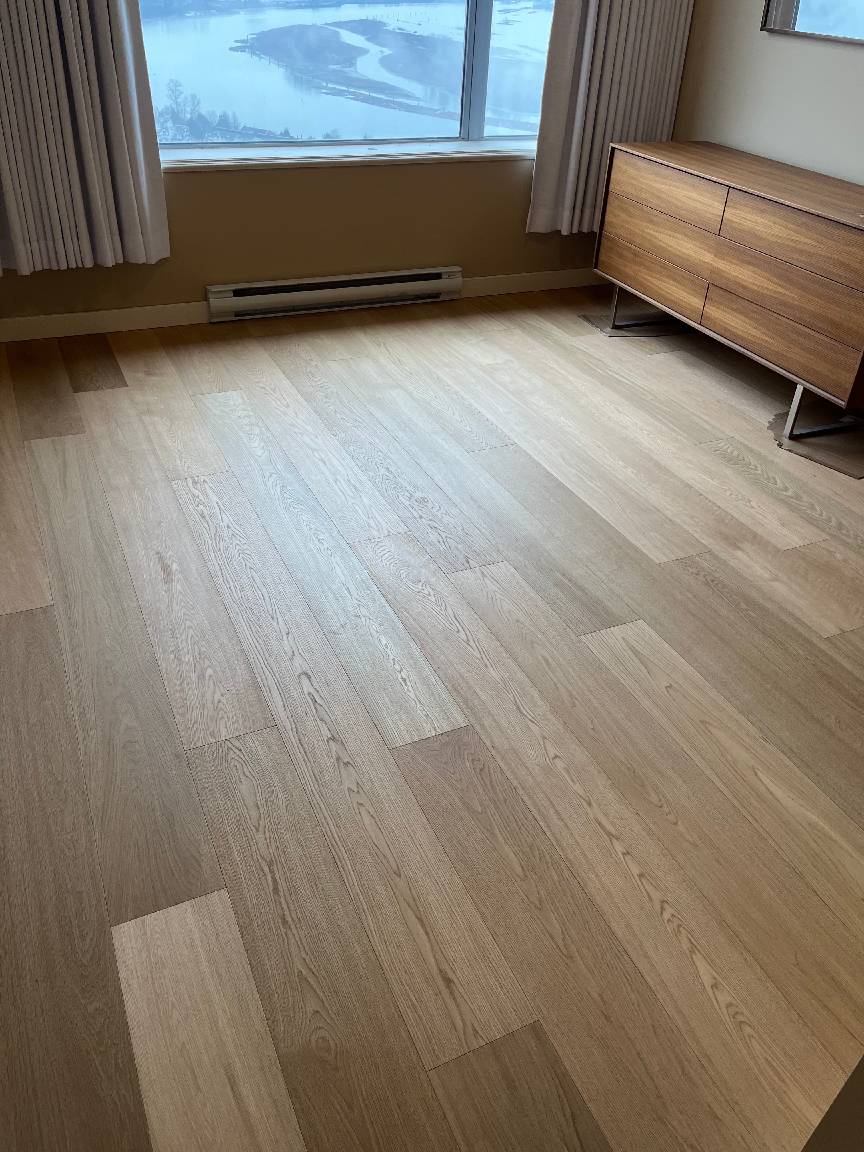 Natural engineered hardwood — detail