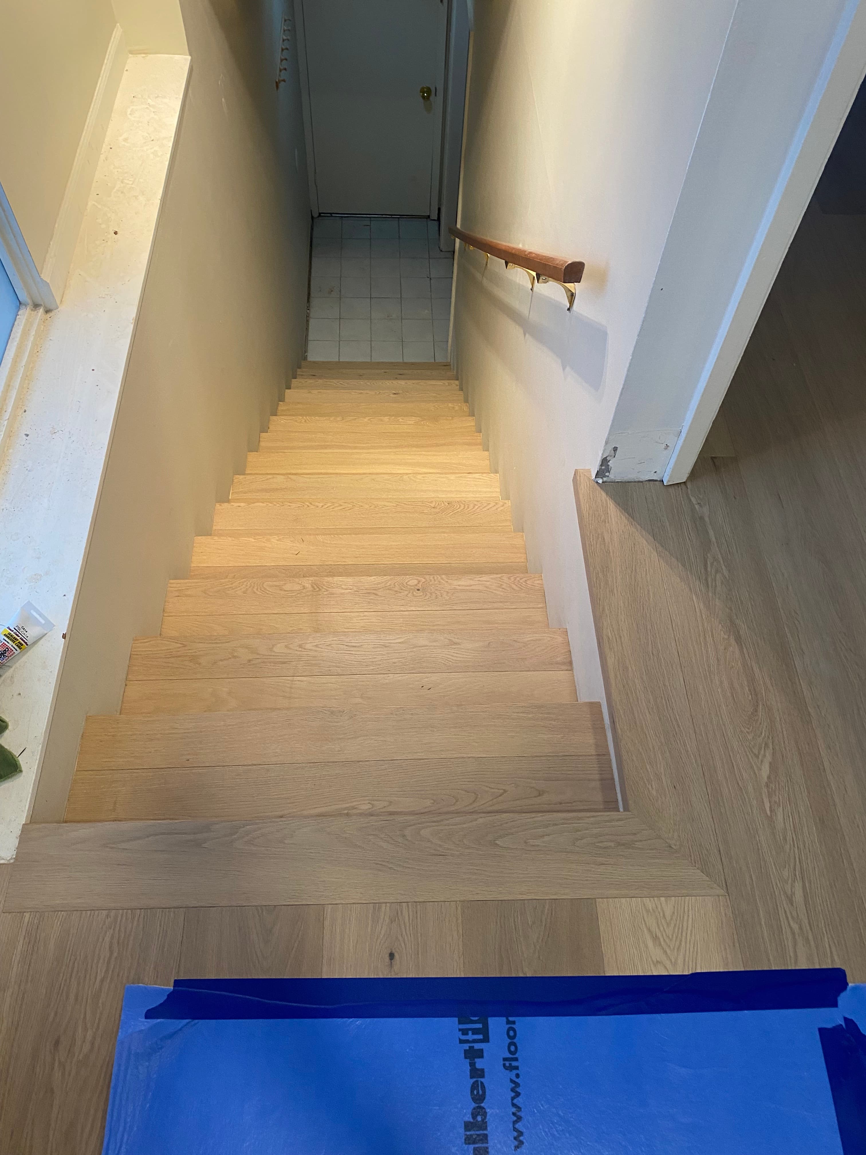 White oak with custom nosing