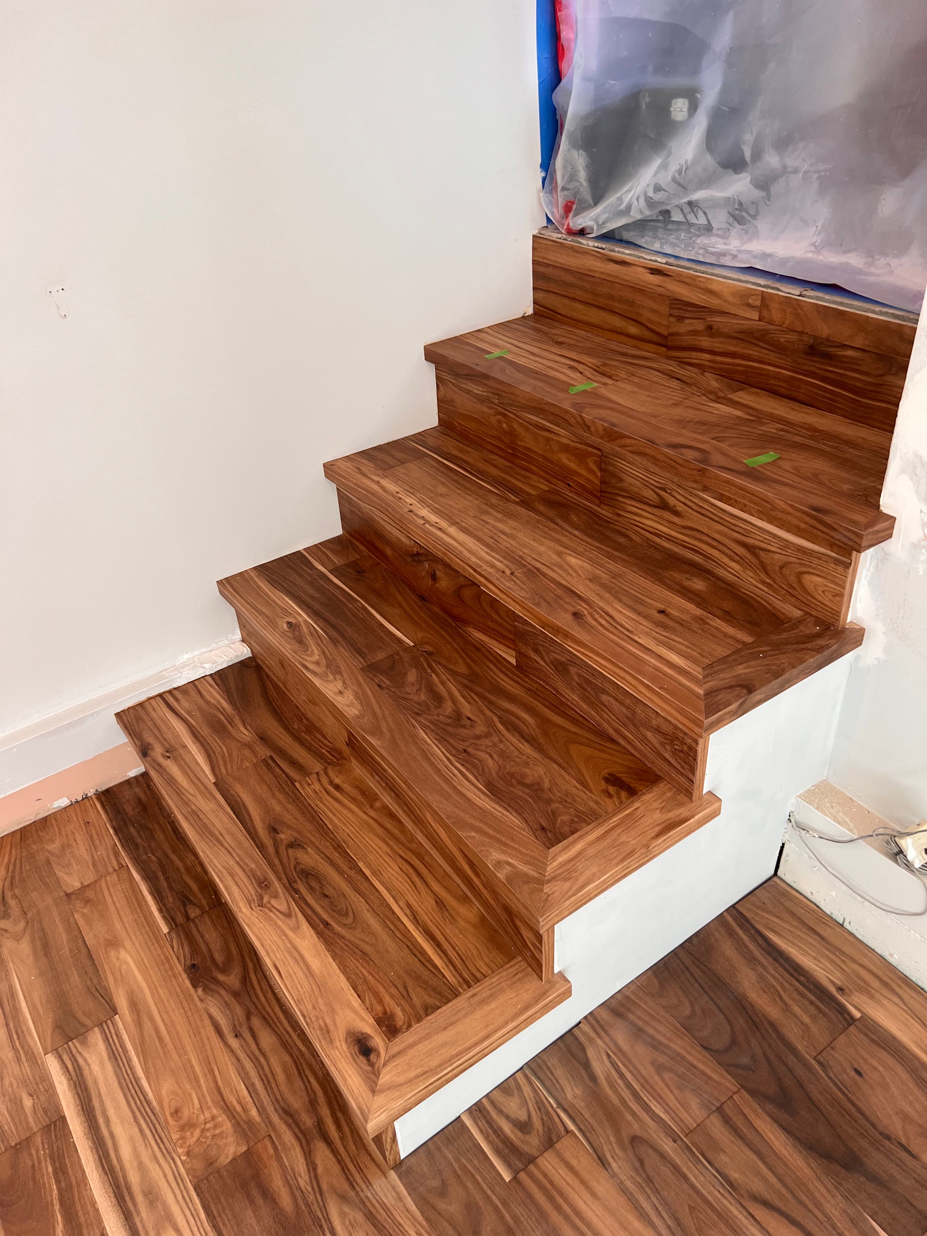 Colourful, playful hardwood grain